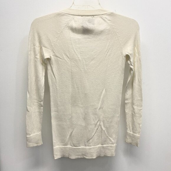 Juicy Couture Cream Knit w/Crown Buttons Cardigan - Picture 2 of 2